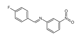 N-(3-Nitrophenyl)-4-fluorobenzenemethanimine Structure