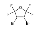 3,4-dibromo-2,2,5,5-tetrafluoro-2,5-dihydrofuran Structure