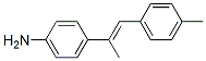 Benzenamine, 4-[1-methyl-2-(4-methylphenyl)ethenyl]- (9CI)结构式