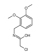 2-Chloro-N-(2,3-dimethoxybenzyl)acetamide结构式