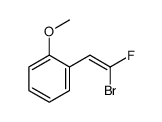 1-(2-bromo-2-fluoroethenyl)-2-methoxybenzene Structure