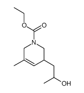 ethyl 3-(2-hydroxypropyl)-5-methyl-1,2,3,6-tetrahydropyridine-1-carboxylate Structure