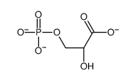 3-phosphoglyceric acid Structure