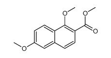 methyl 1,6-dimethoxynaphthalene-2-carboxylate Structure