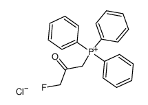 (1-fluoroacetonyl)-triphenylphosphonium chloride Structure