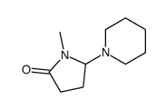 1-methyl-5-piperidin-1-ylpyrrolidin-2-one Structure