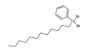 dibromo(dodecyl)(phenyl)-l4-tellane结构式