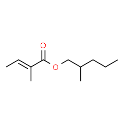 2-methylpentyl 2-methylcrotonate结构式
