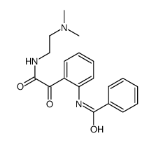 N-[2-[2-[2-(dimethylamino)ethylamino]-2-oxoacetyl]phenyl]benzamide结构式