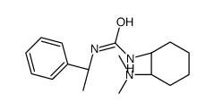 1-[(1R,2R)-2-(dimethylamino)cyclohexyl]-3-[(1R)-1-phenylethyl]urea结构式