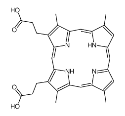 3,7,13,17-Tetramethyl-21H,23H-porphyrin-2,18-dipropanoic acid picture