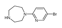 1-(5-Bromo-2-pyridinyl)-1,4-diazepane Structure