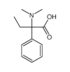 2-(dimethylamino)-2-phenylbutyric acid结构式