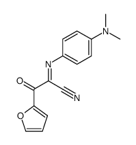 2-(4-dimethylamino-phenylimino)-3-furan-2-yl-3-oxo-propionitrile结构式