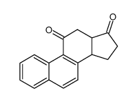 13,14,15,16-Hexahydrocyclopenta[a]phenanthrene-11,17(12H)-dione结构式