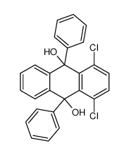 1,4-dichloro-9,10-diphenyl-9,10-dihydro-anthracene-9,10-diol Structure