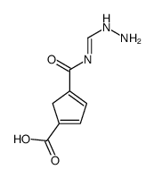 1,3-Cyclopentadiene-1-carboxylic acid,4-[[(aminoiminomethyl)amino]carbonyl]- Structure