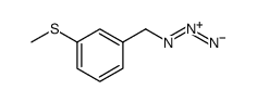 Benzene, 1-(azidomethyl)-3-(methylthio) Structure