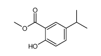 Benzoic acid, 2-hydroxy-5-(1-methylethyl)-, methyl ester Structure
