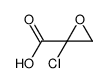 2-chlorooxirane-2-carboxylic acid Structure