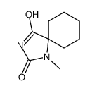 1-甲基-1,3-二氮杂螺[4.5]癸烷-2,4-二酮结构式