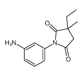 1-(3-aminophenyl)-3-ethyl-3-methylpyrrolidine-2,5-dione Structure