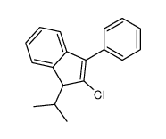 2-chloro-3-phenyl-1-propan-2-yl-1H-indene Structure