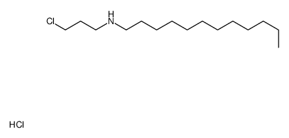 N-(3-chloropropyl)dodecan-1-amine,hydrochloride结构式