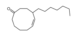 4-heptylcyclodec-5-en-1-one Structure