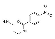 N-(3-aminopropyl)-4-nitrobenzamide结构式