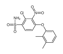 2-chloro-4-(2,3-dimethylphenoxy)-3-nitrobenzenesulfonamide Structure