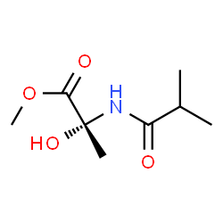 Alanine,2-hydroxy-N-(2-methyl-1-oxopropyl)-,methyl ester Structure