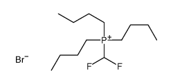 tributyl(difluoromethyl)phosphanium,bromide Structure