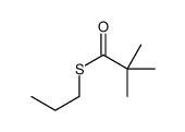 S-propyl 2,2-dimethylpropanethioate结构式