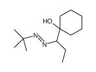 1-[1-(tert-butyldiazenyl)propyl]cyclohexan-1-ol结构式