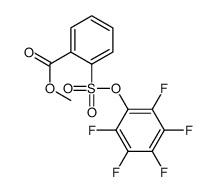 METHYL 2-[(2,3,4,5,6-PENTAFLUOROPHENOXY)SULFONYL]BENZENECARBOXYLATE结构式