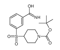 4-(3-CARBAMOYL-BENZENESULFONYL)-PIPERIDINE-1-CARBOXYLIC ACID TERT-BUTYL ESTER picture