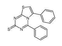 4,6-diphenyl-[1,3]thiazolo[3,2-a][1,3,5]triazine-2-thione Structure