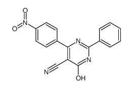 6-(4-nitrophenyl)-4-oxo-2-phenyl-1H-pyrimidine-5-carbonitrile Structure