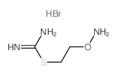 2-aminooxyethylsulfanylmethanimidamide结构式