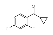 4-氯-2-氟苯基环丙基酮结构式
