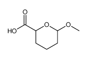 Pyran-2-carboxylic acid, tetrahydro-6-methoxy- (6CI,7CI) Structure