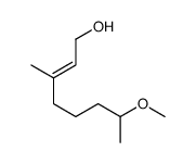 7-methoxy-3-methyloct-2-en-1-ol结构式