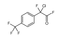 Benzeneacetyl fluoride, α-chloro-α-fluoro-4-(trifluoromethyl)结构式