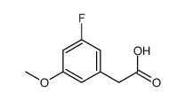 2-(3-fluoro-5-methoxyphenyl)acetic acid Structure