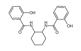 N,N'-(cyclohexane-1,2-diyl)bis(2-hydroxybenzamide) Structure