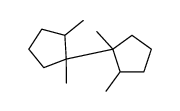 1-(1,2-dimethylcyclopentyl)-1,2-dimethylcyclopentane结构式