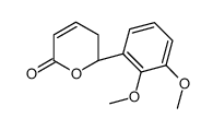 (2S)-2-(2,3-dimethoxyphenyl)-2,3-dihydropyran-6-one Structure