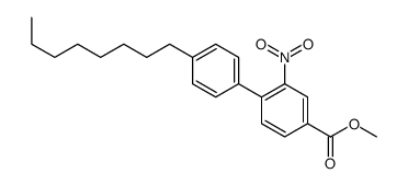 methyl 3-nitro-4-(4-octylphenyl)benzoate Structure