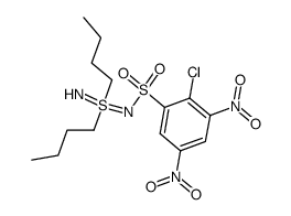 S,S-Dibutyl-N-(2-chlor-3,5-dinitrophenylsulfonyl)schwefeldiimid结构式